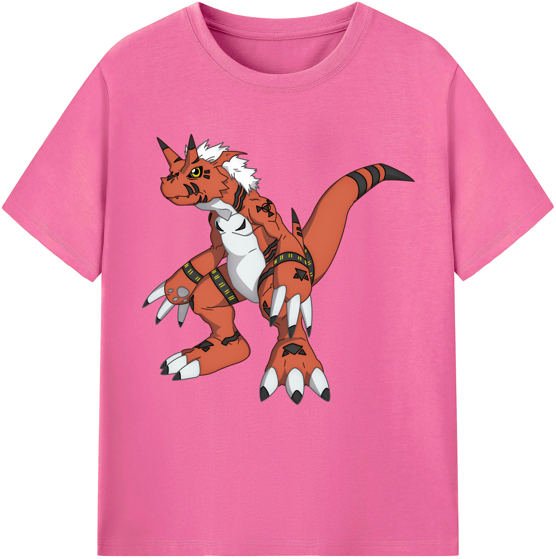 （画像用） Digimon デジタルモンスター/デジモン レディースカジュアルプリントTシャツ（綿100％）